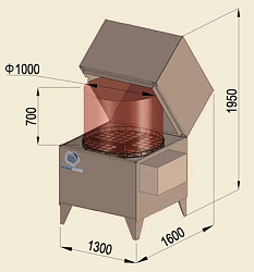 Мойка для деталей двигателя, ТС-1000